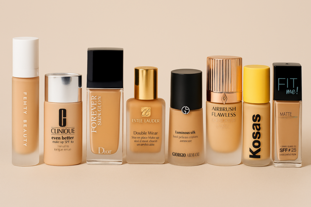 عکس از کرم مودر های مختلف